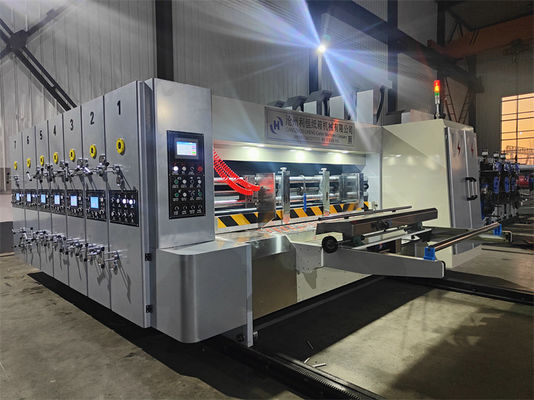 Machine automatique de fabrication d'imprimantes flexoslotter pour carton ondulé