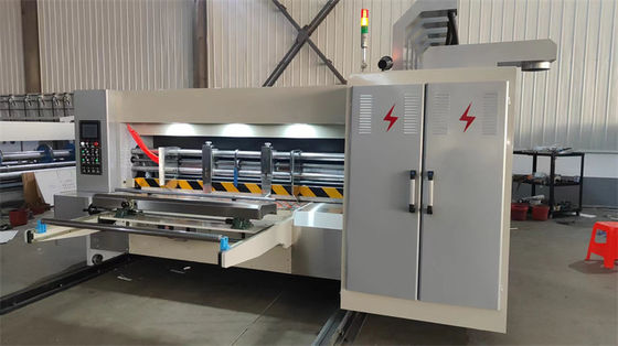220V boîte de carton d'emballage carton ondulé rotatif machine à découper à la matrice Flexo imprimerie pizza boîte machine