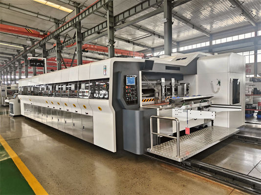 Hôtels Flexo Carton ondulé Impression à fente rotative machines de découpe sous pression 1200*960*2200mm