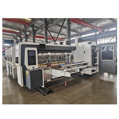 Machine d'impression flexopréciseuse de pointe pour le commerce de la corrugation avec traitement automatique