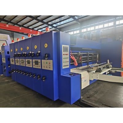 Machine d'impression flex imprimante à découpe sous pression en carton ondulé entièrement automatique à tension 380V