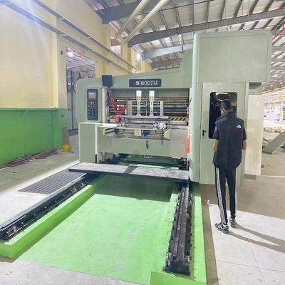 380V boîte en carton ondulée à grande vitesse à encre à eau d'impression à fente de découpe 2 3 4 5 6 machine d'impression flexo couleur