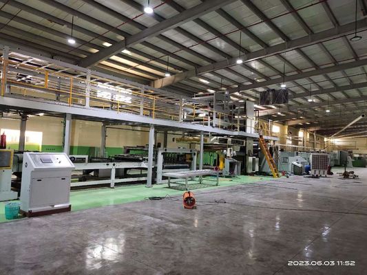 3 5 7 couche carton ondulé boîte de carton machine de fabrication de la ligne de production