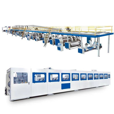 Ligne de production automatique de carton ondulé pour machine à former du papier