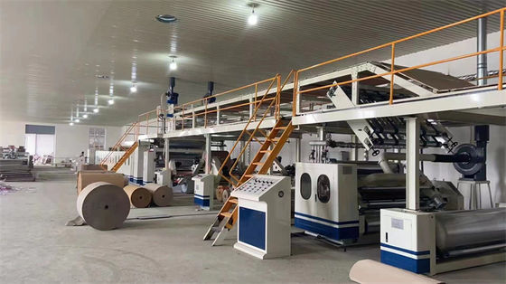 4500 KG Machine de production de carton ondulé à haute vitesse entièrement automatique 3/5/7